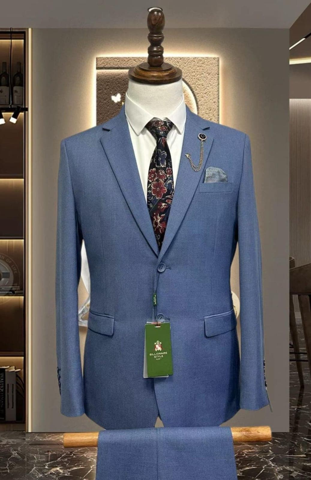 Sky Blue Complete Men Official Suit — Royal Threads Enterprise, Kericho